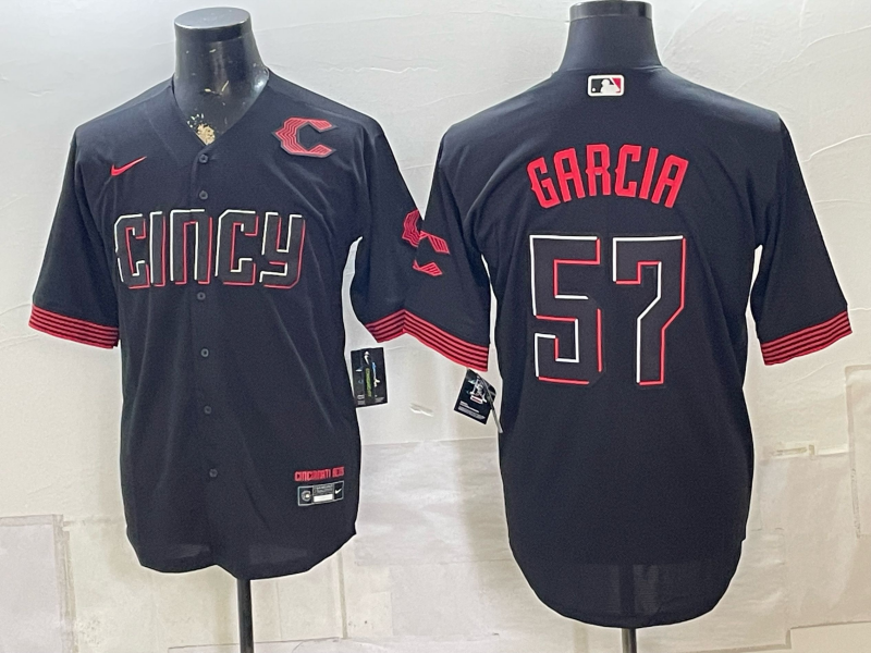 Men Cincinnati Reds #57 Garcia Nike 2026 MLB Jersey 081103